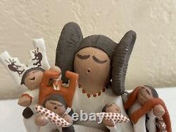 Native American Leslie Teller Velardez Isleta New Mexico Storyteller Figurine