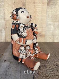 Native American Louise E. Suina Storyteller Pottery Figurine Cochiti Pueblo