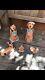 Native American Nativity Storyteller Pottery Doll Set By Jemez Pueblo Artist