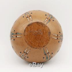 Native American Navajo Pottery Bowl By Nancy Chilly Native American Pottery