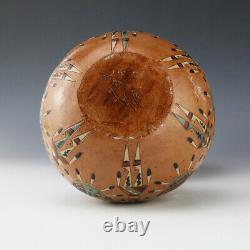 Native American Navajo Pottery Bowl By Nancy Chilly Native American Pottery