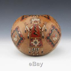 Native American Navajo Pottery Vase By Nancy Chilly Native American Pottery