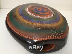 Native American Navajo Pottery by Gray Collectable Art, 11 3/8 Tall x 10 1/2 W
