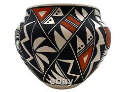 Native American Pottery Acoma Hand Painted Southwest Home Decor Vase Enoch Joe