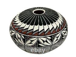 Native American Pottery Acoma Hand Painted Southwest Home Decor Vase R Estevan