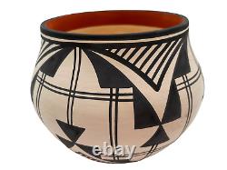Native American Pottery Acoma Handmade Hand Painted Pot David Antonio