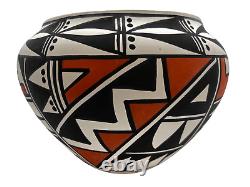 Native American Pottery Acoma Handmade Stunning Work Beautiful Vase Joe Enoch