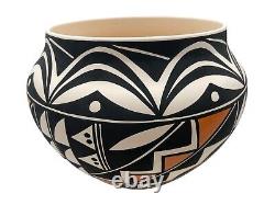 Native American Pottery Acoma Home Decor Vase Hand Painted Indian Loretta Joe