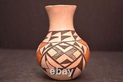 Native American Pottery Acoma Indian Antique Hand Painted Vase Jug Pot VTG 5