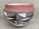 Native American Pottery Acoma Pueblo Polychrome Hand Coiled Olla