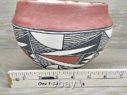 Native American Pottery Acoma Pueblo Polychrome Hand Coiled Olla