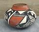 Native American Pottery Acoma Pueblo Polychrome Jar With initials