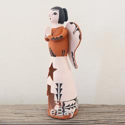 Native American Pottery Angel With Nativity By Angel & Ralph Bailon