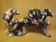 Native American Pottery Horsehair Running Horses Sculpture by Vail! Navajo Pot