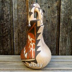 Native American Pottery-Jemez Pueblo Handmade Wedding Vase-Juanita Fragua