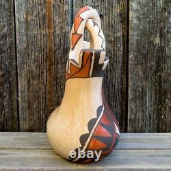 Native American Pottery-Jemez Pueblo Handmade Wedding Vase-Juanita Fragua