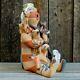 Native American Pottery-Jemez Pueblo KOSHARE STORYTELLER with Animals-Fragua