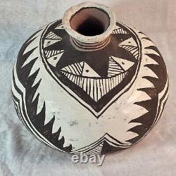 Native American Pottery Jemez Pueblo Polychrome Hand Coiled Jug
