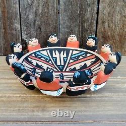 Native American Pottery-Jemez Pueblo Pottery-Large FRIENDSHIP BOWL-Tim Tosa