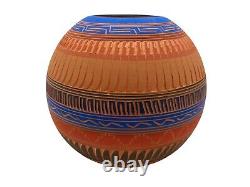 Native American Pottery Navajo Handmade Home Decor Vase Michael Charlie