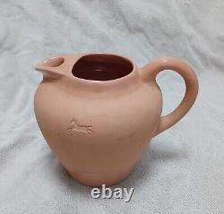 Native American Pottery Pitcher With Running Horse On Side/Bottom