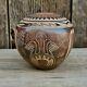 Native American Pottery-Santa Clara Hand Coiled Etched Pot-Dean Haungooah