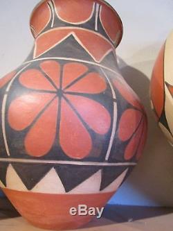 Native American Pottery Santo Domingo Pueblo NM Arthur & Hilda Coriz Vintage