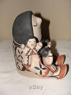 Native American Pottery Story Teller by Mary & Leonard Trujillo