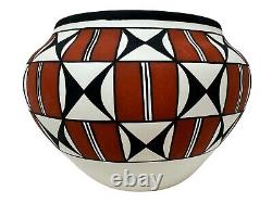 Native American Pottery Vase Acoma Indian Southwestern Home Decor Corrine Louis