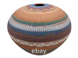 Native American Pottery Vase Navajo Handmade Navajo Home Decor Michael Charlie