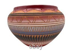 Native American Pottery Vase Navajo Handmade Navajo Home Decor S. Charlie