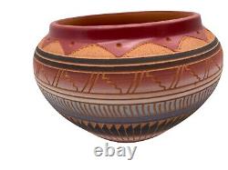 Native American Pottery Vase Navajo Handmade Navajo Home Decor S. Charlie
