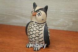 Native American Pottery Vintage Cochiti Pueblo Owl Effigy