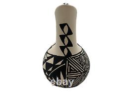 Native American Pottery Wedding Vase Acoma Home Decor Handmade Indian MC