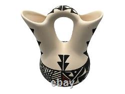 Native American Pottery Wedding Vase Acoma Southwest Home Decor Mona Chino