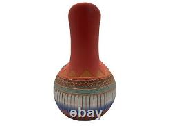 Native American Pottery Wedding Vase Navajo Handmade Home Decor Robinson V