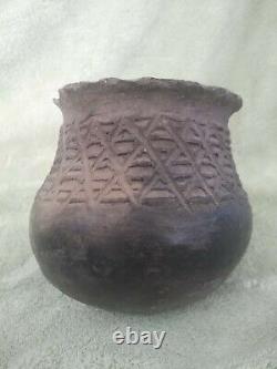 Native American, Prehistoric, Casa Grande Anasazi Corrugated Jar CA 1000-1600 AD