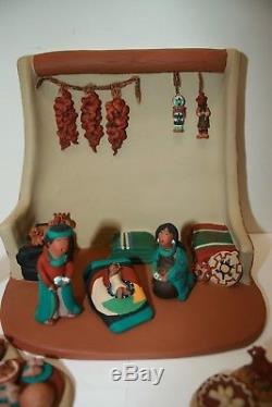 Native American Pueblo Nativity Set