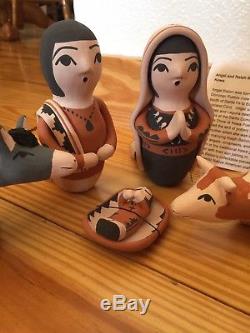 Native American Pueblo Pottery Nativity Large Set (Native Made)
