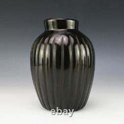 Native American Santa Clara Pottery Vase By Alvin Baca
