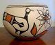 Native American Santo Domingo Bird Bowl by Robert Tenorio Pottery Southwest