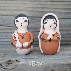 Native American Santo Domingo Pottery Nativity By Angel & Ralph Bailon