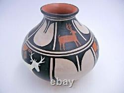 Native American Santo Domingo Pottery Vase by Robert Tenorio