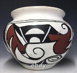 Native American Southwestern Pueblo Sikyatki Revival'Walpi Polychrome' Bowl