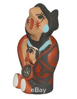 Native American Storyteller Figure by Helen Sando Garcia from Jemez Pueblo