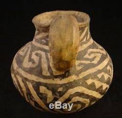 Native American Tularosa Basin Pottery Jug. Anasazi. 1150-1300 C. E. 4 3/8 t