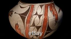 Native American pottery signed Seferina P. Bell Zia Bird jar price reduced