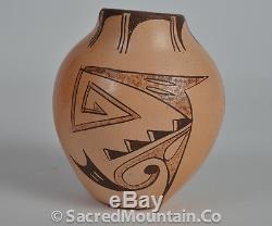 Native American- stunning Hopi pottery vase by artist Barbara Polacca #BP520