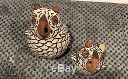 Native american pottery / Zuni Owls (2)