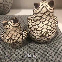 Native american pottery / Zuni Owls (2)